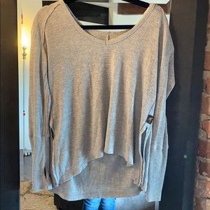 Grey long sleeve shirt